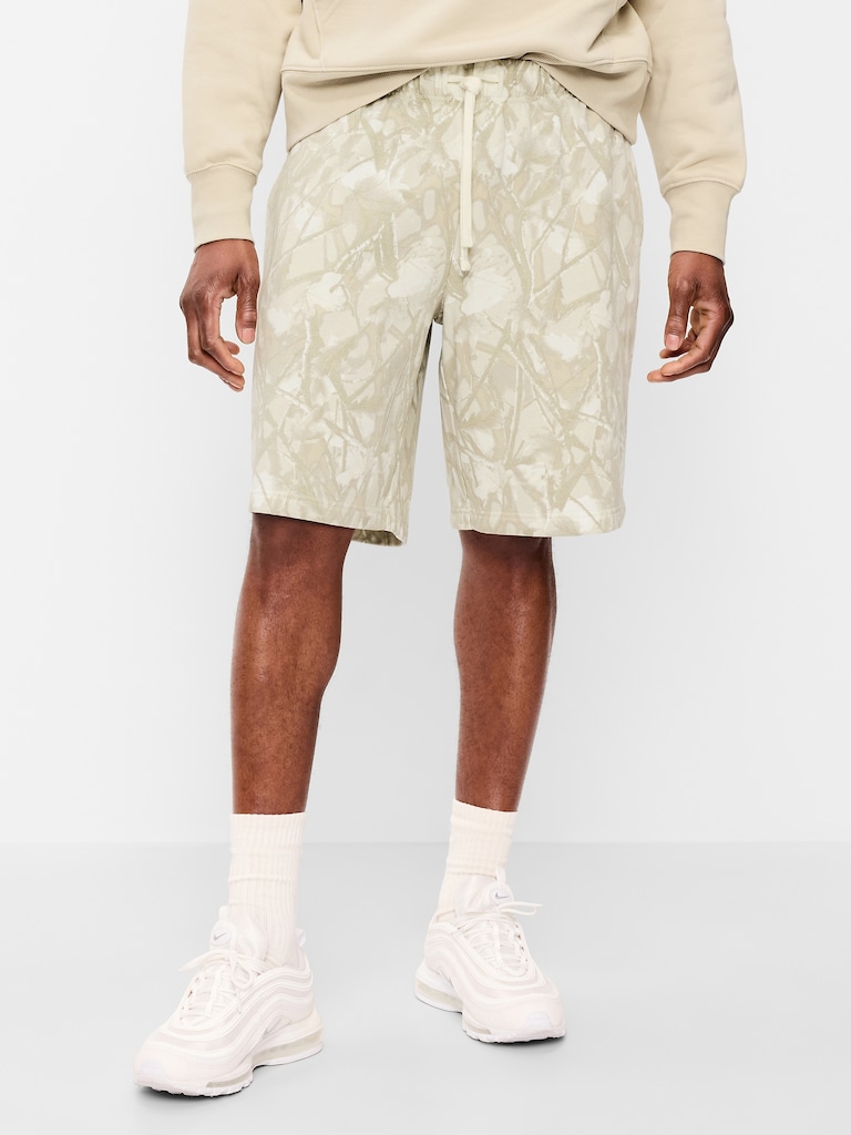 Baggy Fleece Sweat Shorts -- 10-inch inseam