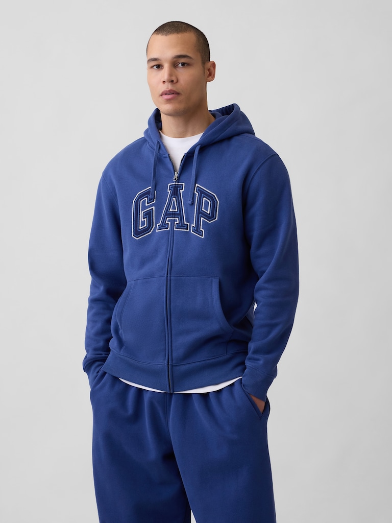 Adult VintageSoft Arch Logo Zip Hoodie