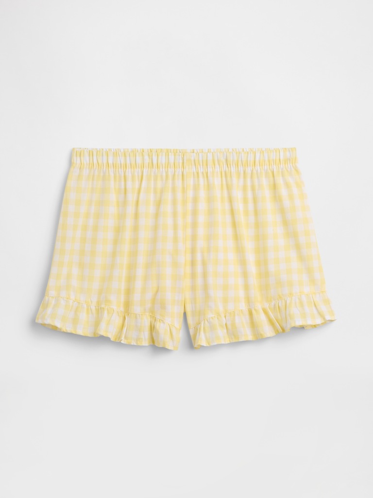 Ruffle Poplin PJ Shorts