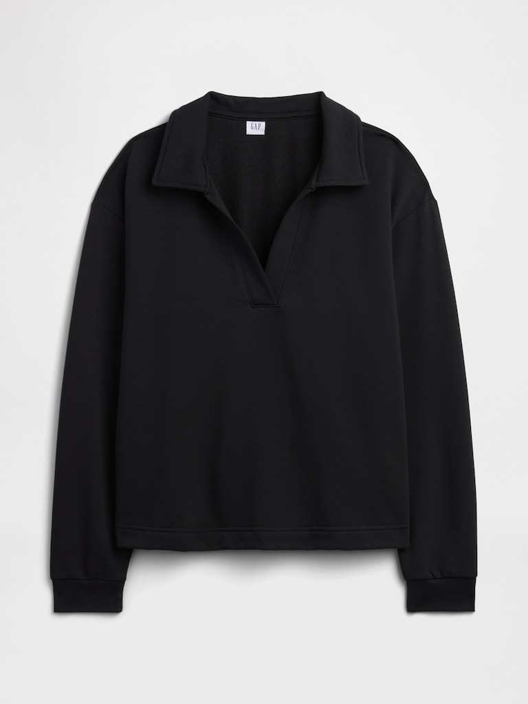 CloudLight Relaxed Polo Sweatshirt