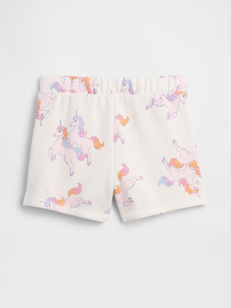 babyGap Print Pull-On Logo Shorts