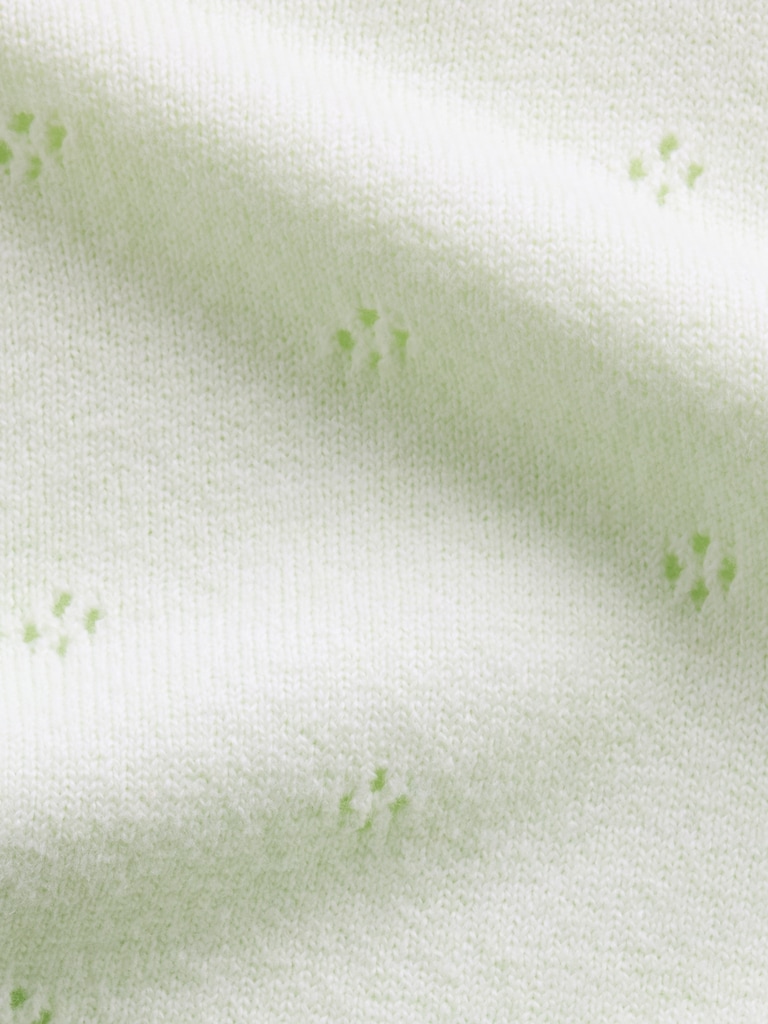 CashSoft Pointelle Cardigan