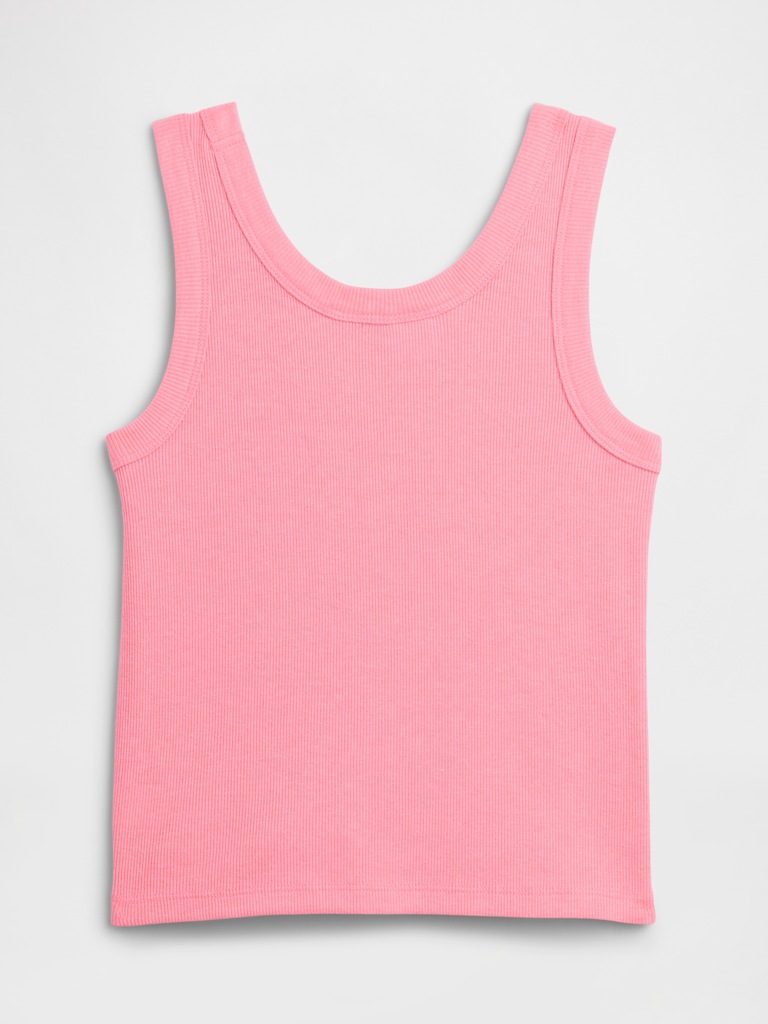 Kids Ribbed Tank Top