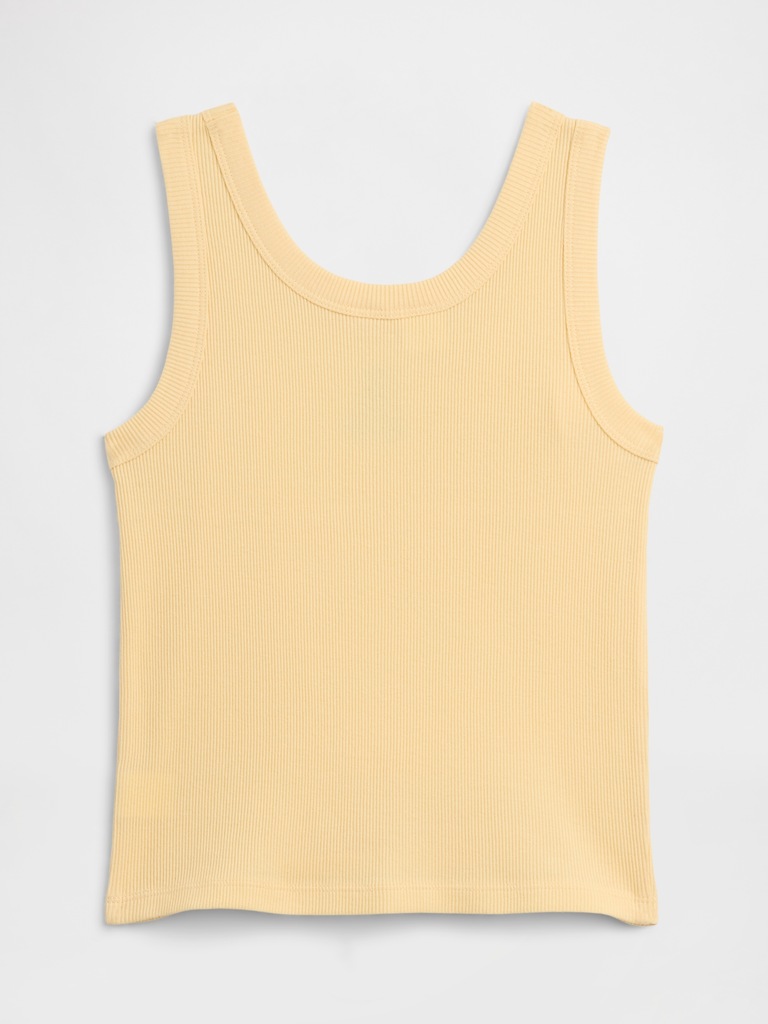 Kids Ribbed Tank Top