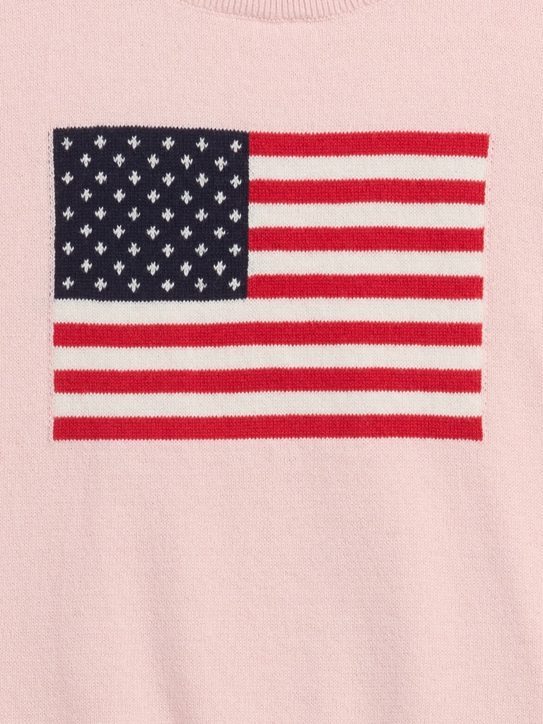 babyGap Americana Crewneck Sweater