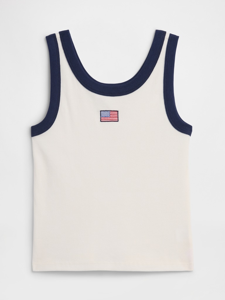 Kids Ribbed Tank Top