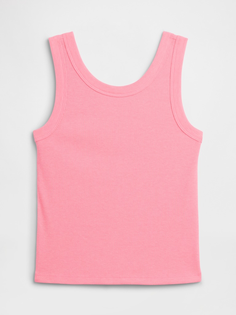 Kids Ribbed Tank Top