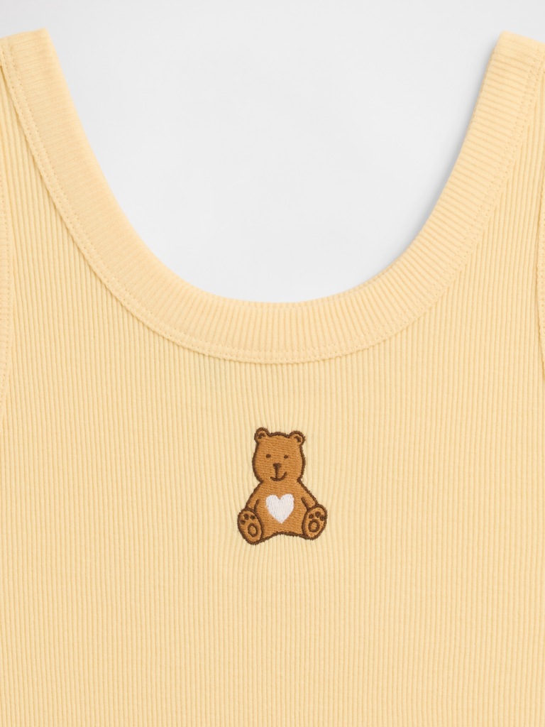 Kids Ribbed Tank Top