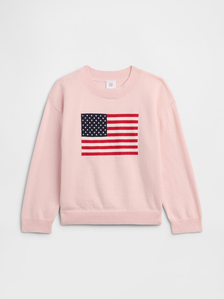 babyGap Americana Crewneck Sweater