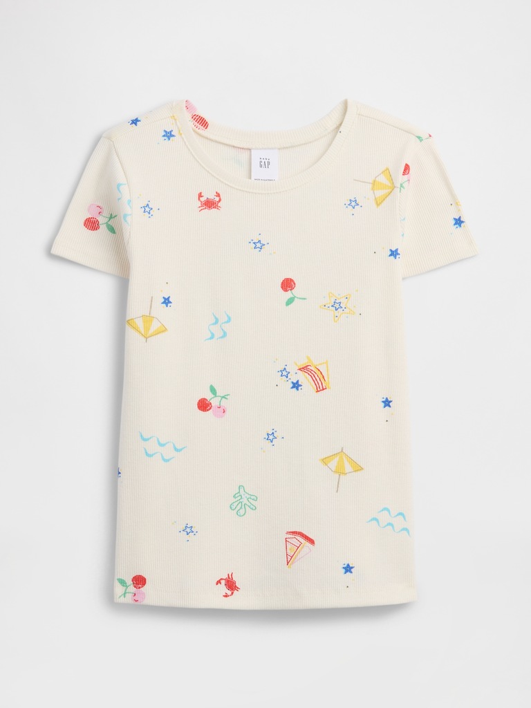 babyGap Ribbed Crewneck T-Shirt