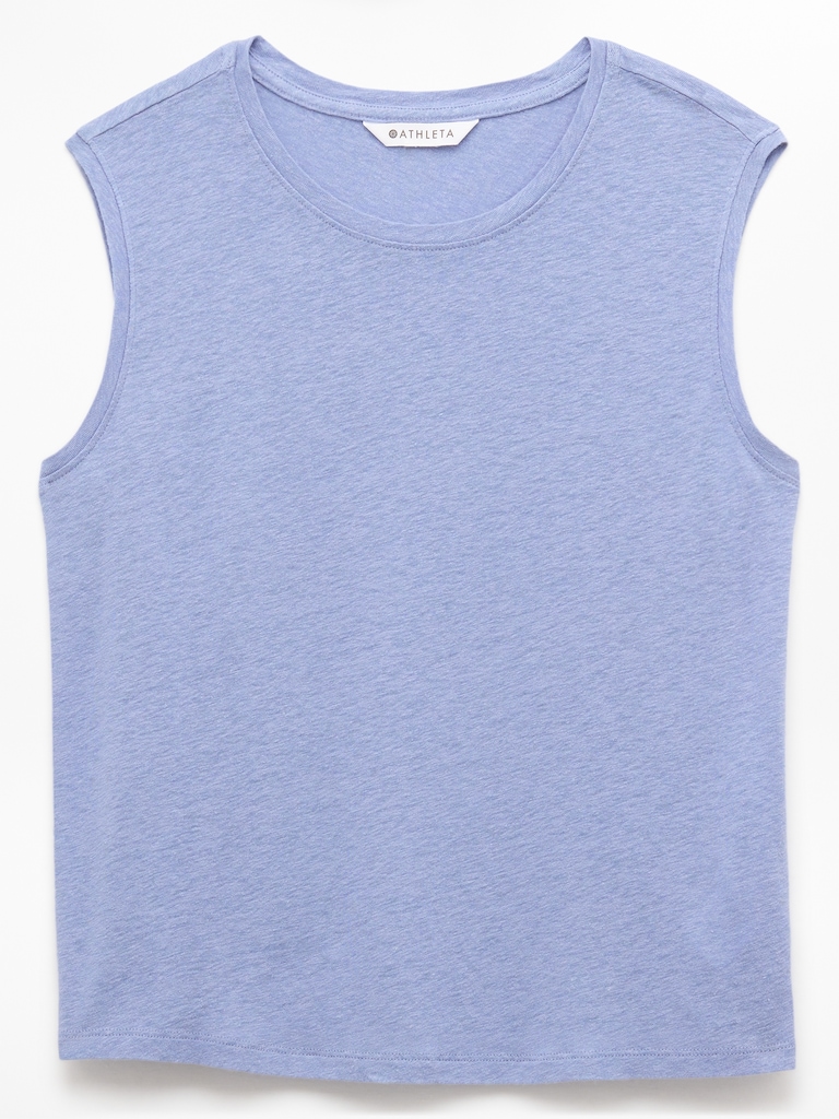 Getaway Linen Blend Muscle Tank