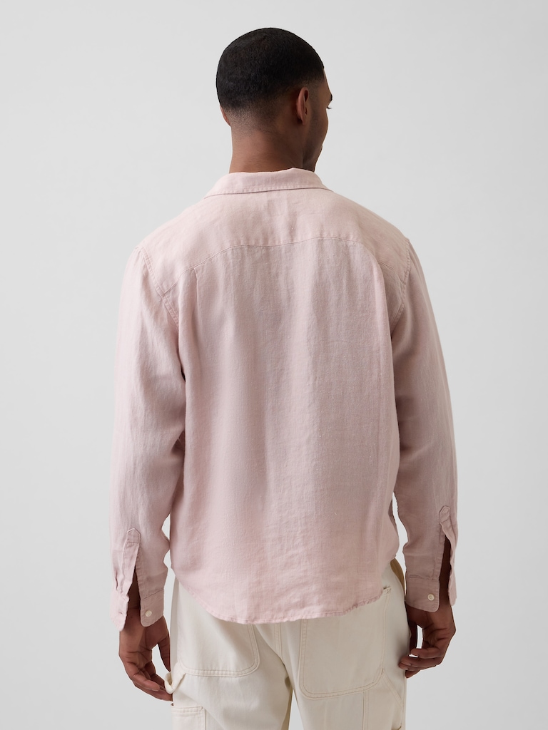 100% Linen Relaxed Shirt