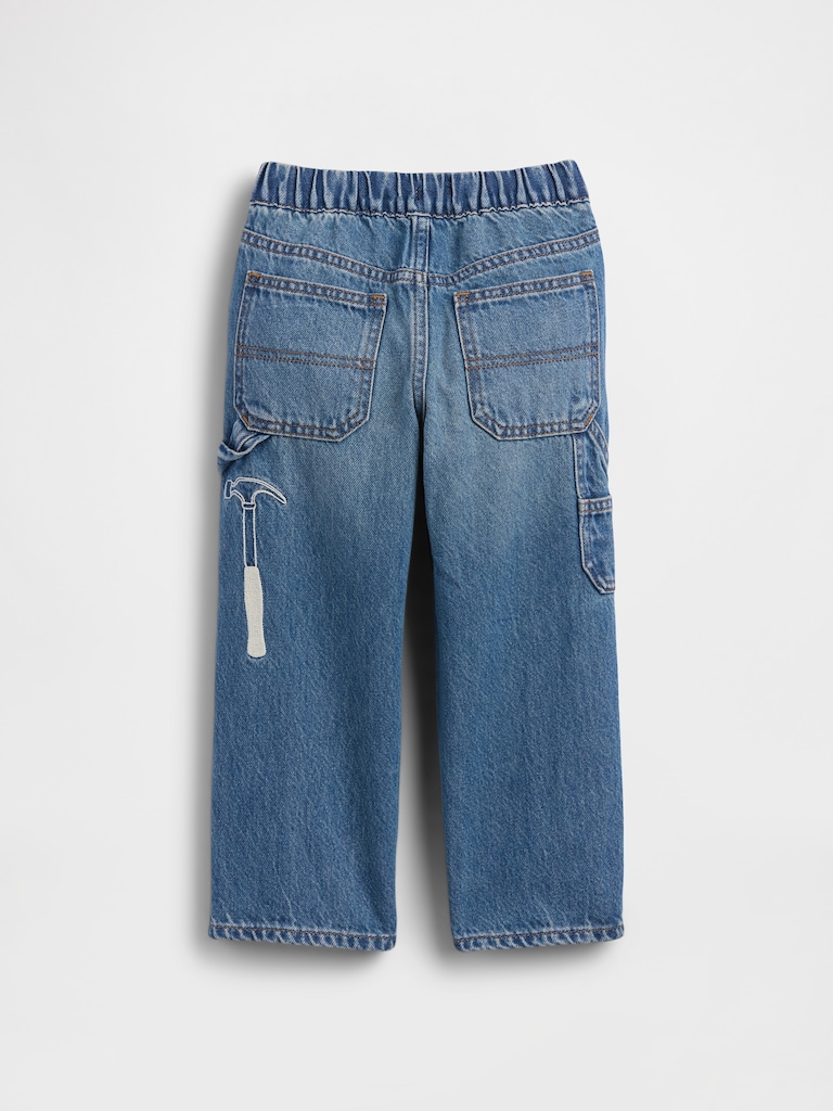 Baby & Toddler Pull-On Baggy Cargo Jeans