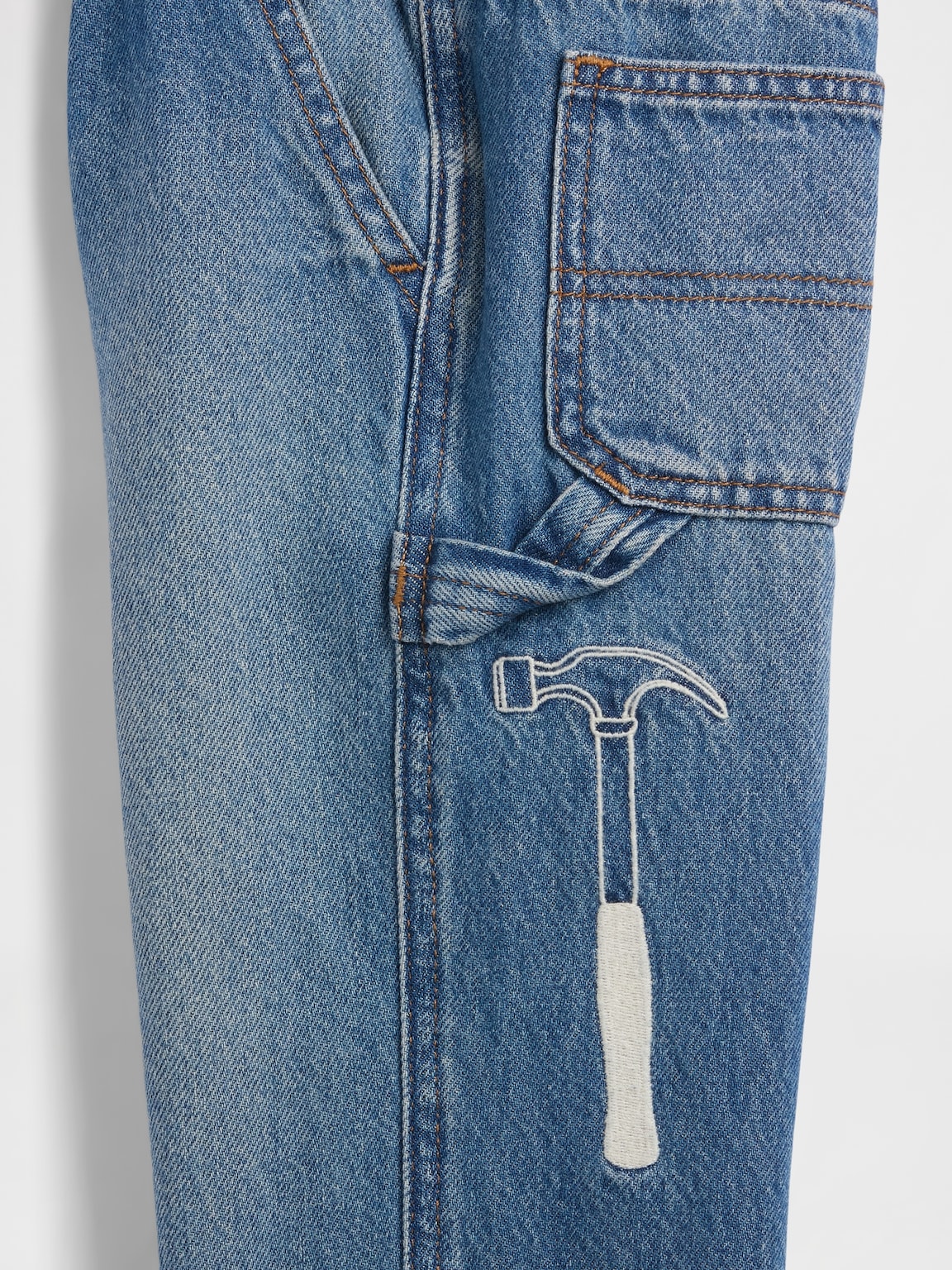 Baby & Toddler Pull-On Baggy Cargo Jeans