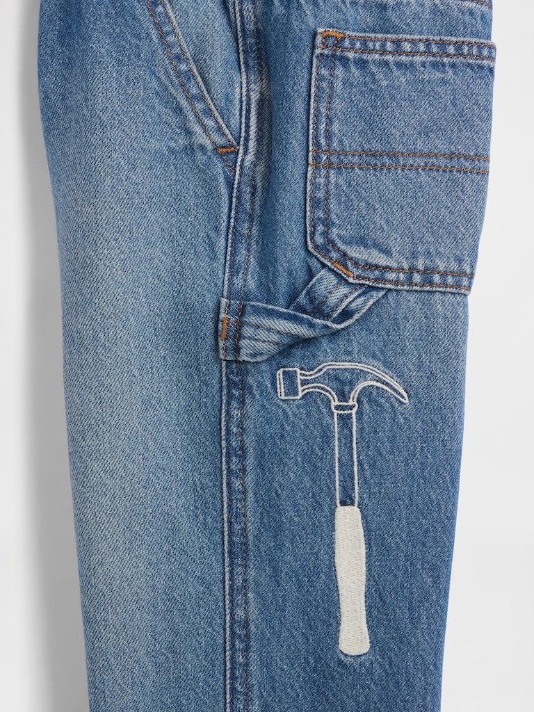 Baby & Toddler Pull-On Baggy Cargo Jeans