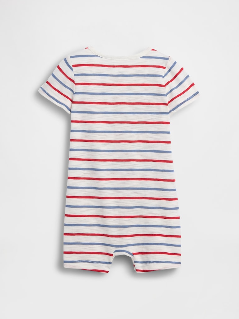 Baby First Favorites Henley Shorty One-Piece