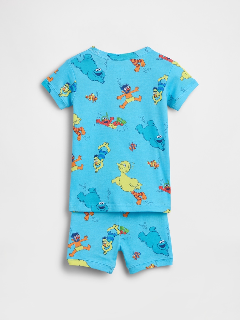 Baby & Toddler Sesame Street Organic Brushed Cotton PJ Short Set