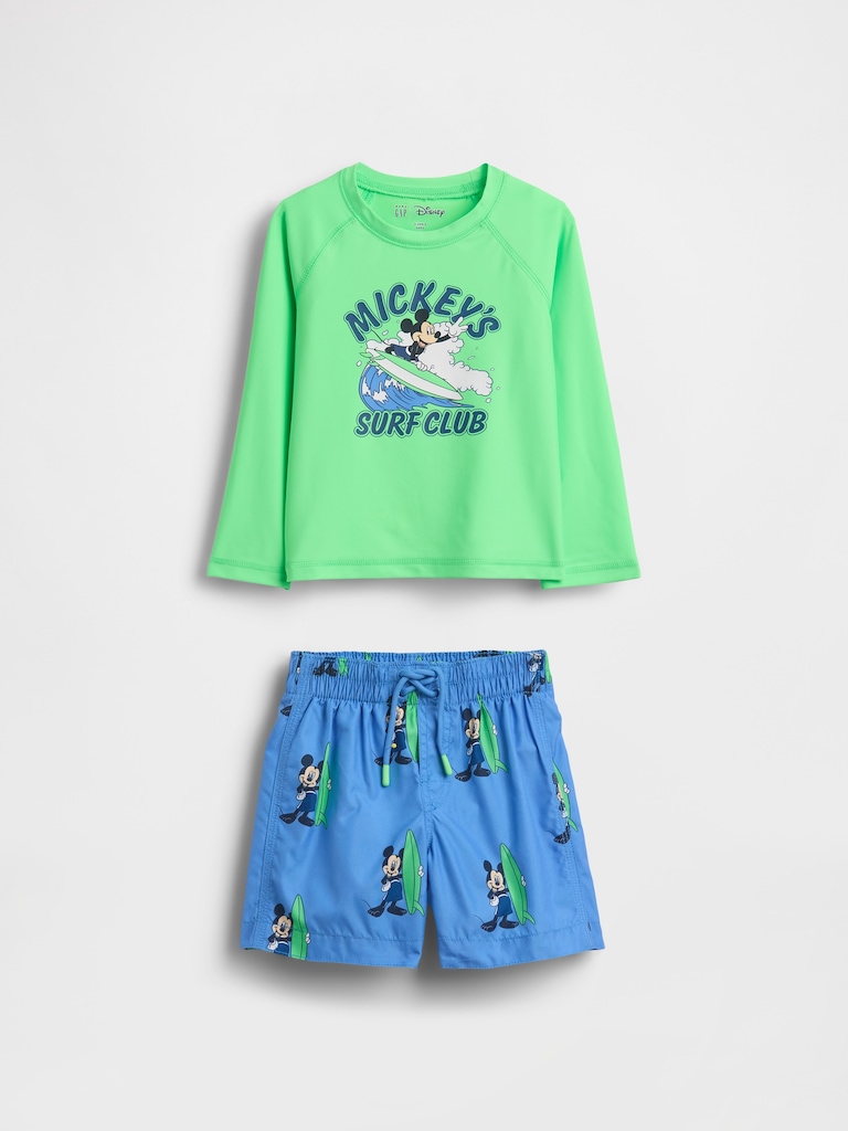 Gap × Disney Baby & Toddler Rash Guard Swim Set