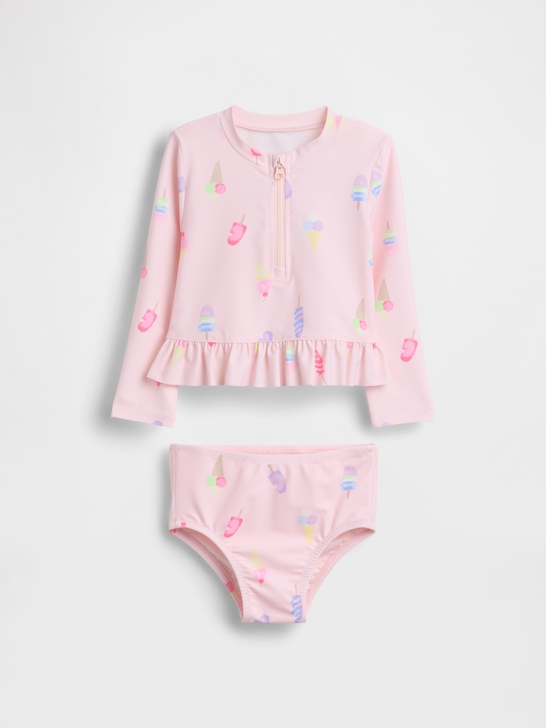 Baby & Toddler Rash Guard Swim Set