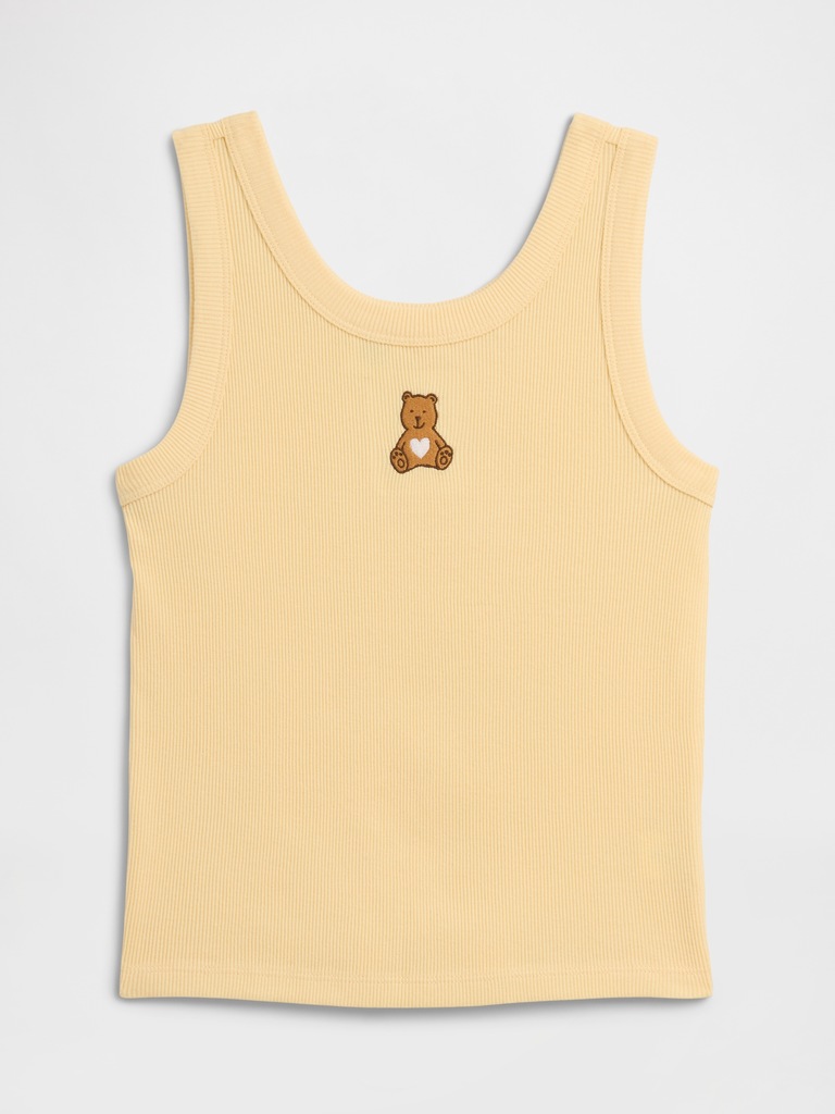 Kids Ribbed Tank Top