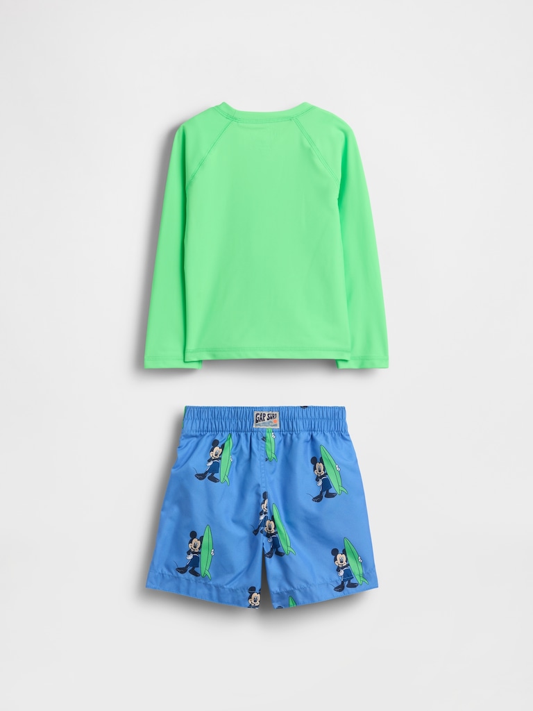 Gap × Disney Baby & Toddler Rash Guard Swim Set