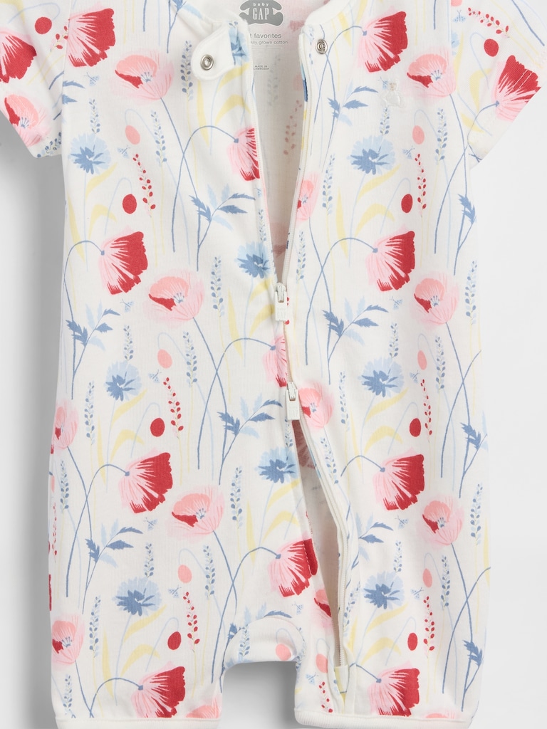 Baby First Favorites Organic Cotton Shorty One-Piece