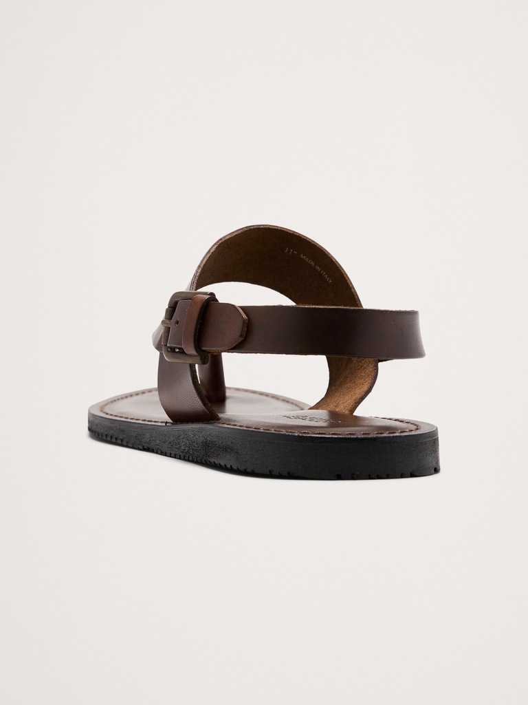 Leather Criss-Cross Sandal
