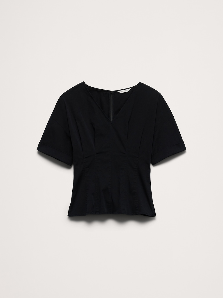 Soft Cotton Fitted Waist Top