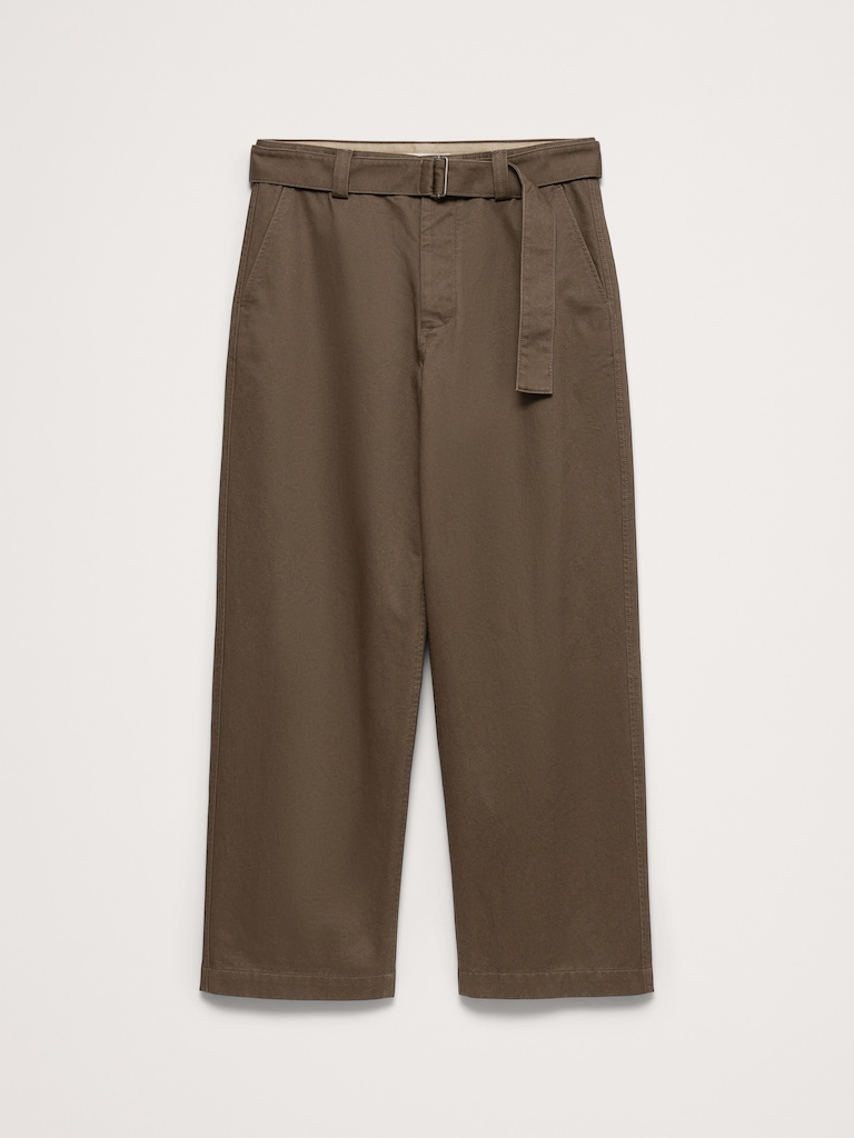 Loose Belted Chino