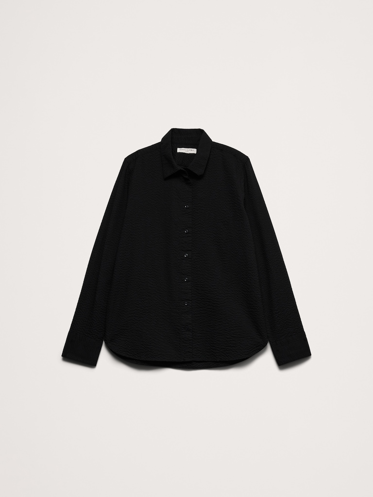 The Everyday Shirt in Cotton Seersucker