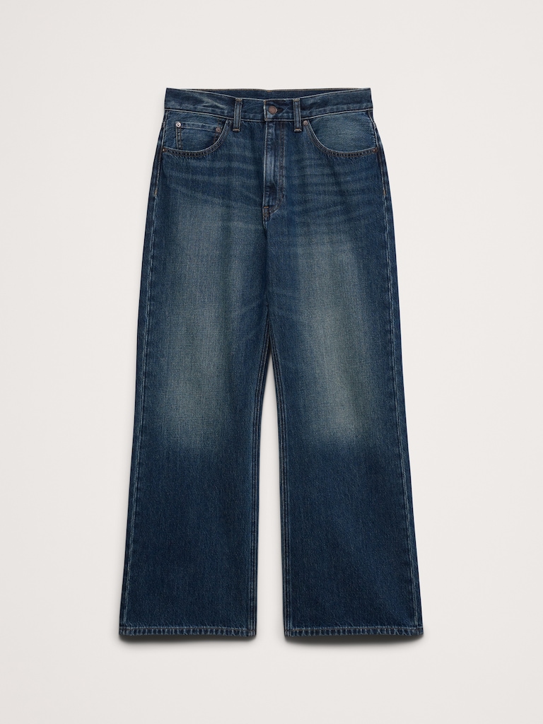 Relaxed Bootcut Jean in 100% Cotton