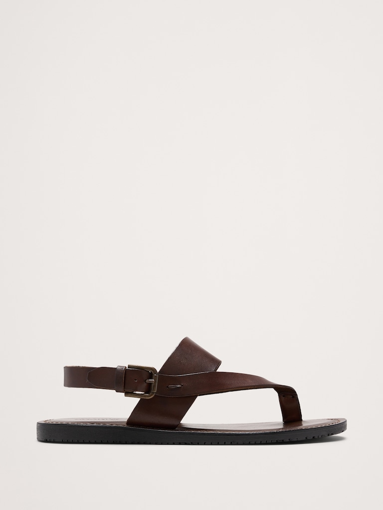 Leather Criss-Cross Sandal