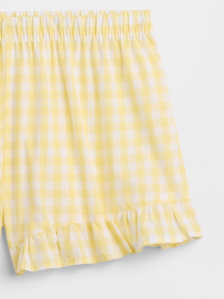 Ruffle Poplin PJ Shorts