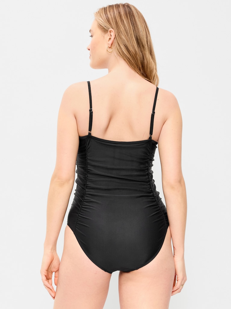 Ruched One-Piece Swimsuit