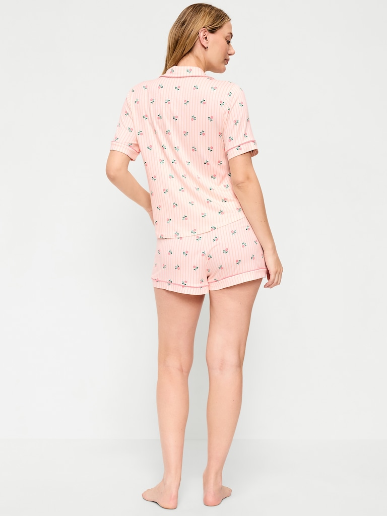 Maternity Classic Pajama Short Set