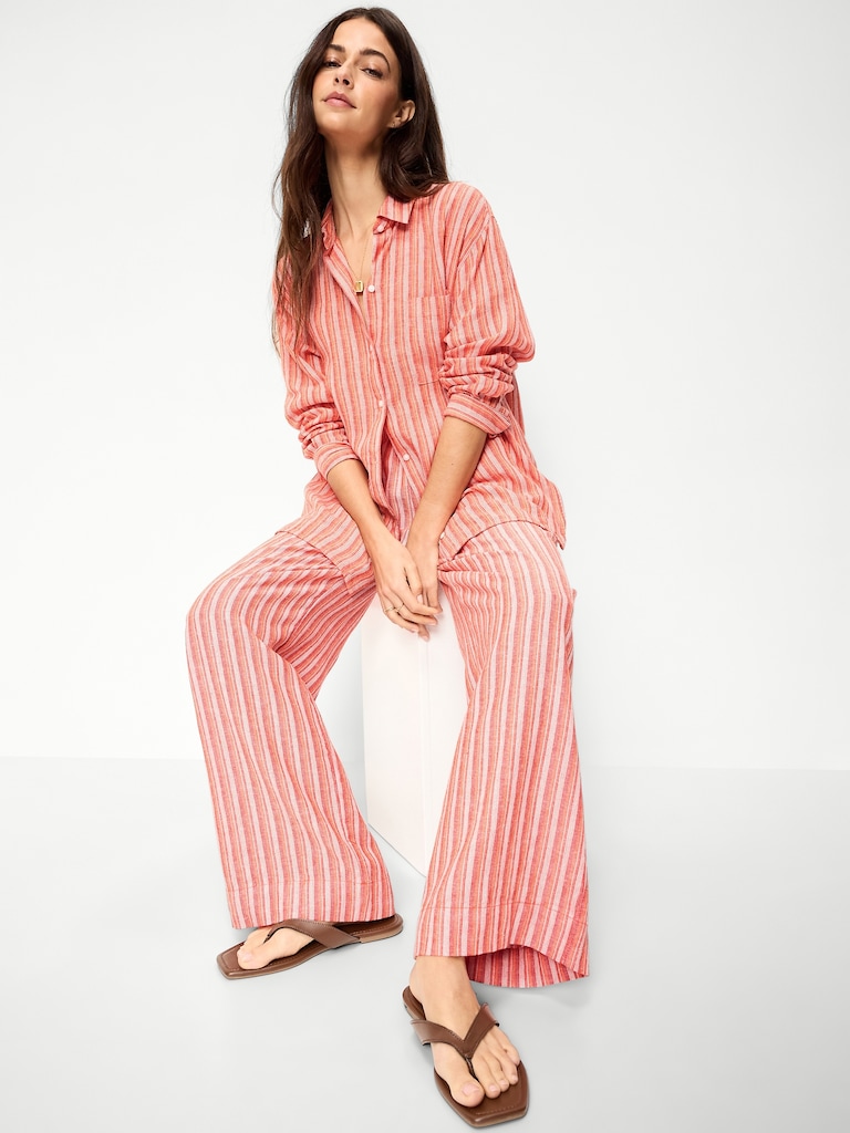 Faux-Leather Flip Flop for Women