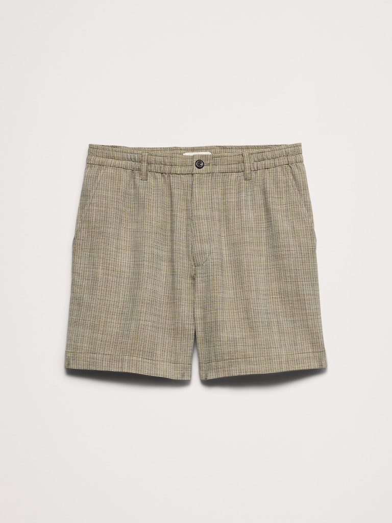 7" Plaid Pull-On Short