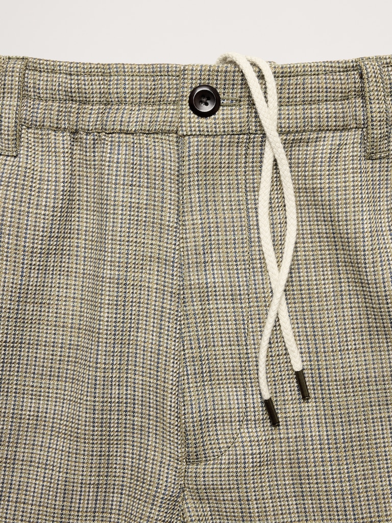 7" Plaid Pull-On Short