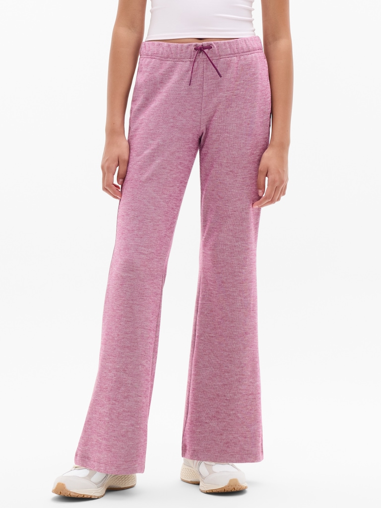 Athleta Girl Low Rise Cozy Rib Flare Jogger