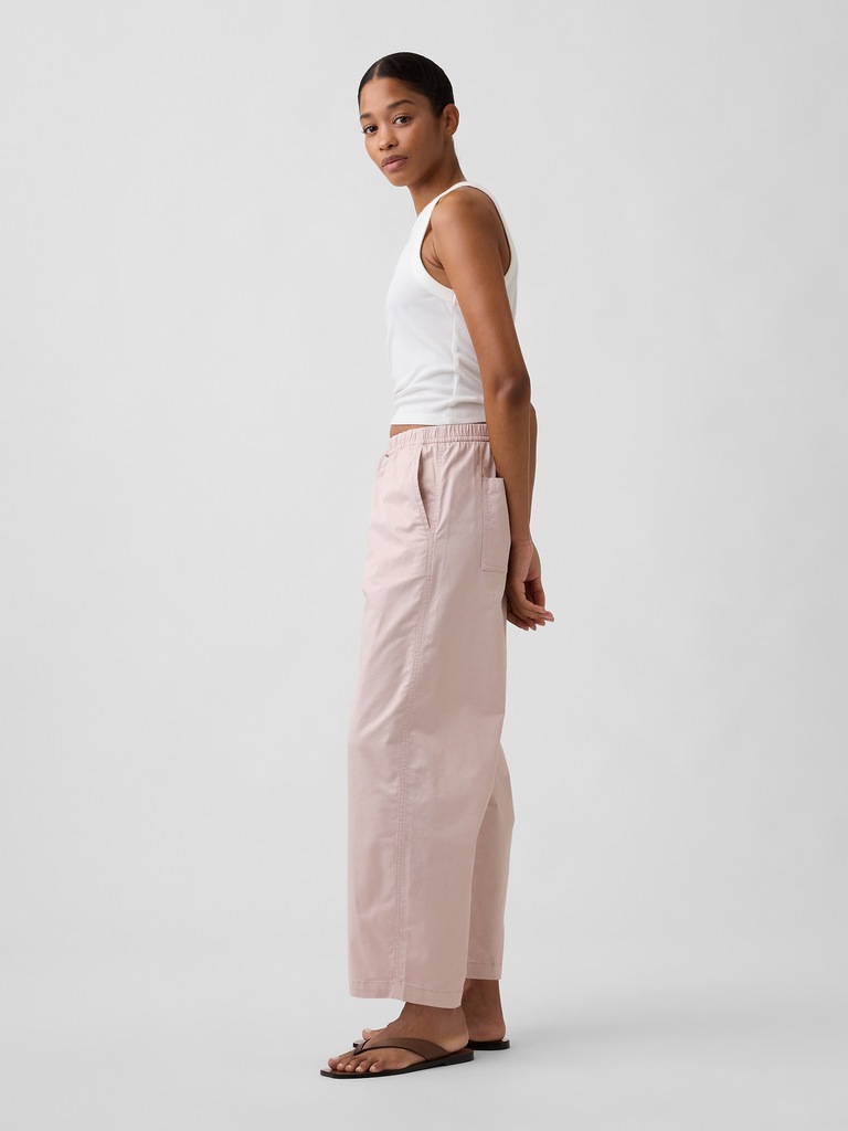 High Rise Easy Barrel Khakis