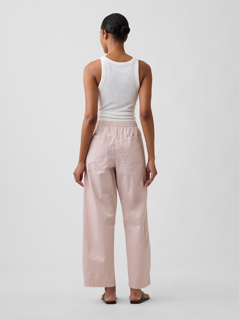 High Rise Easy Barrel Khakis