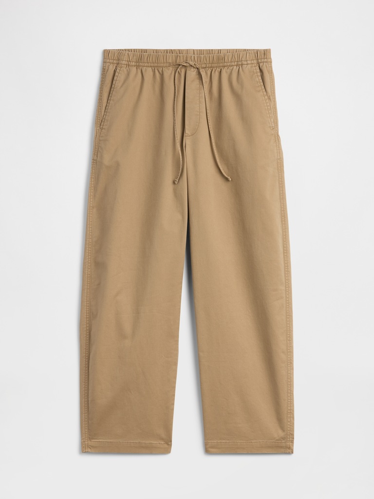 High Rise Easy Barrel Khakis