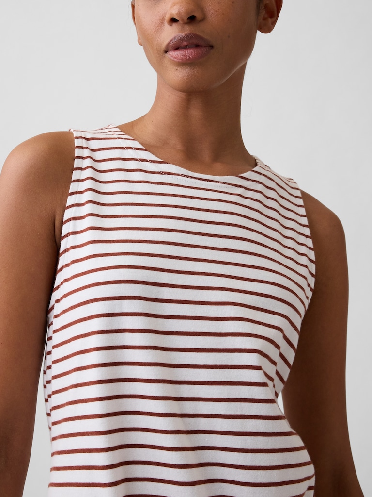 Stripe Mini Tank Dress