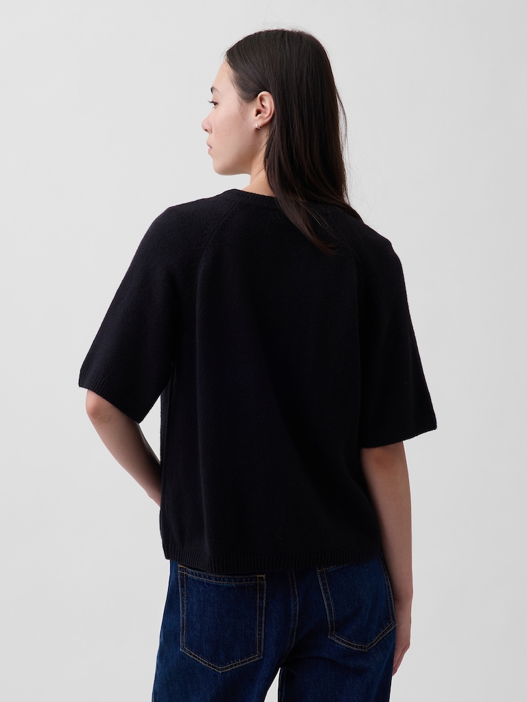 CashSoft Raglan Sweater T-Shirt