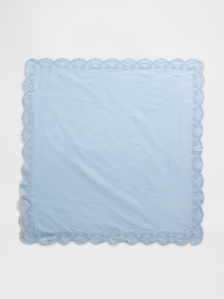 Eyelet Bandana Scarf