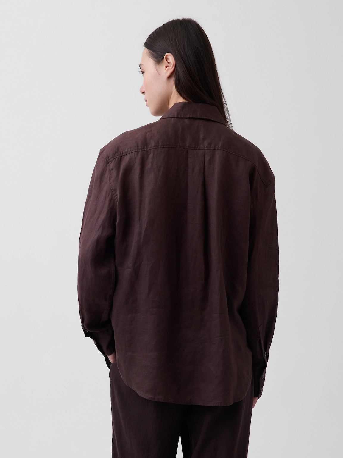 100% Linen Oversized Shirt