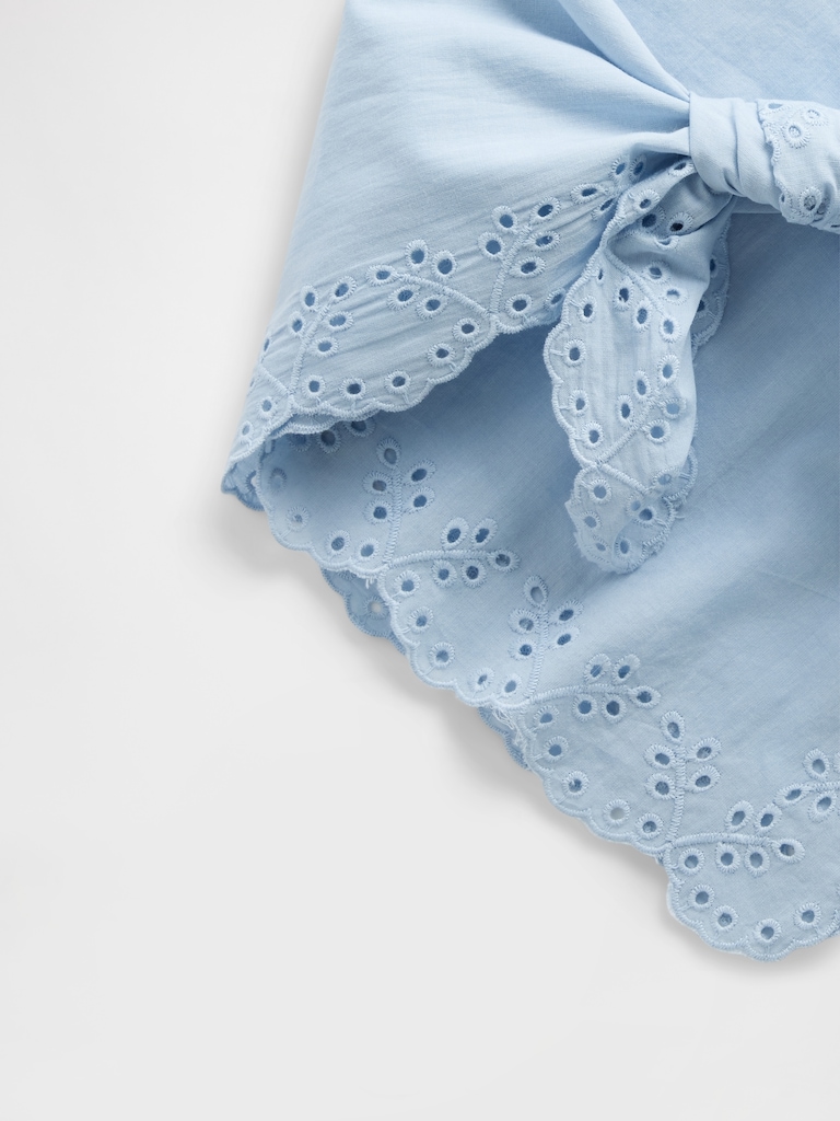 Eyelet Bandana Scarf