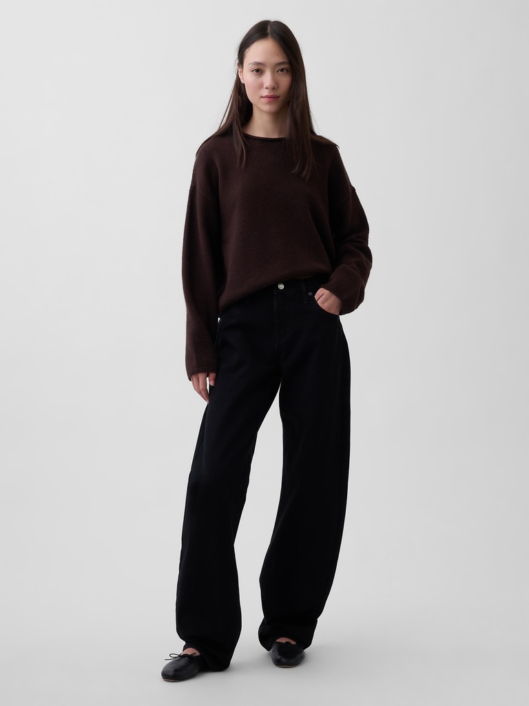 CashSoft Oversized Rollneck Sweater