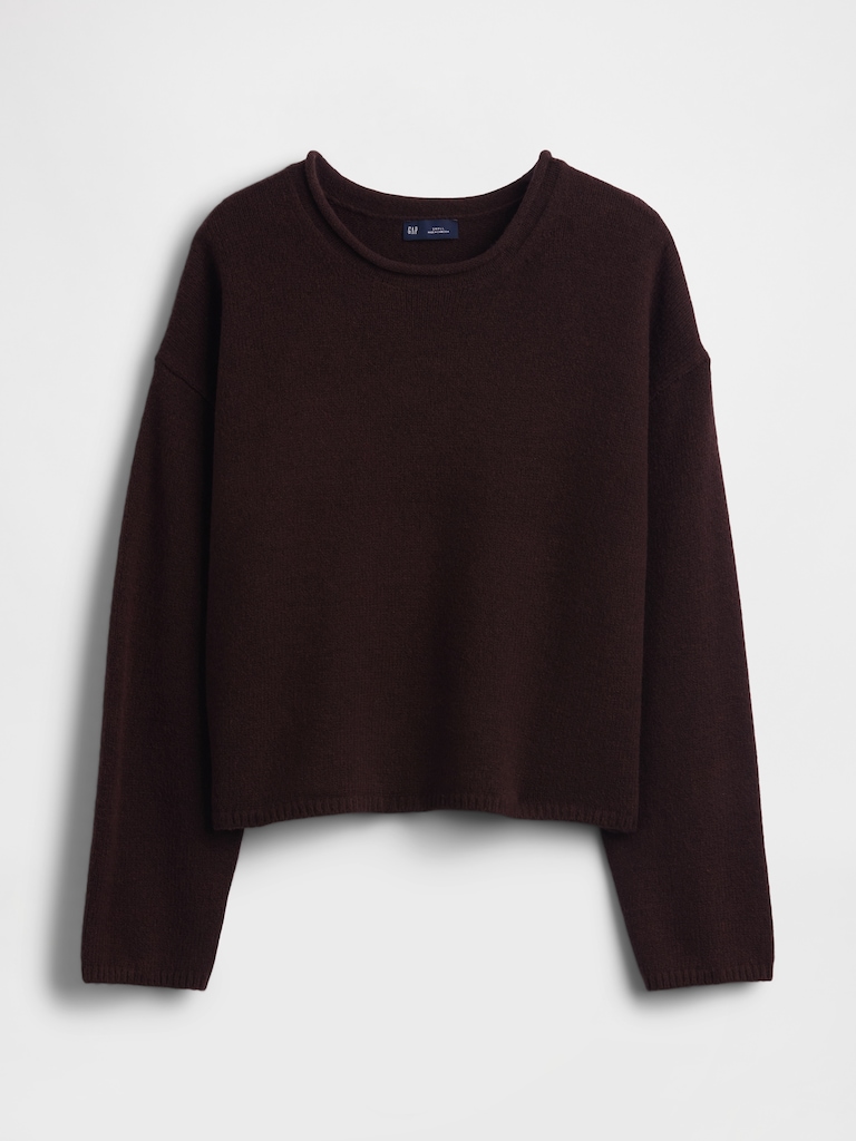 CashSoft Oversized Rollneck Sweater