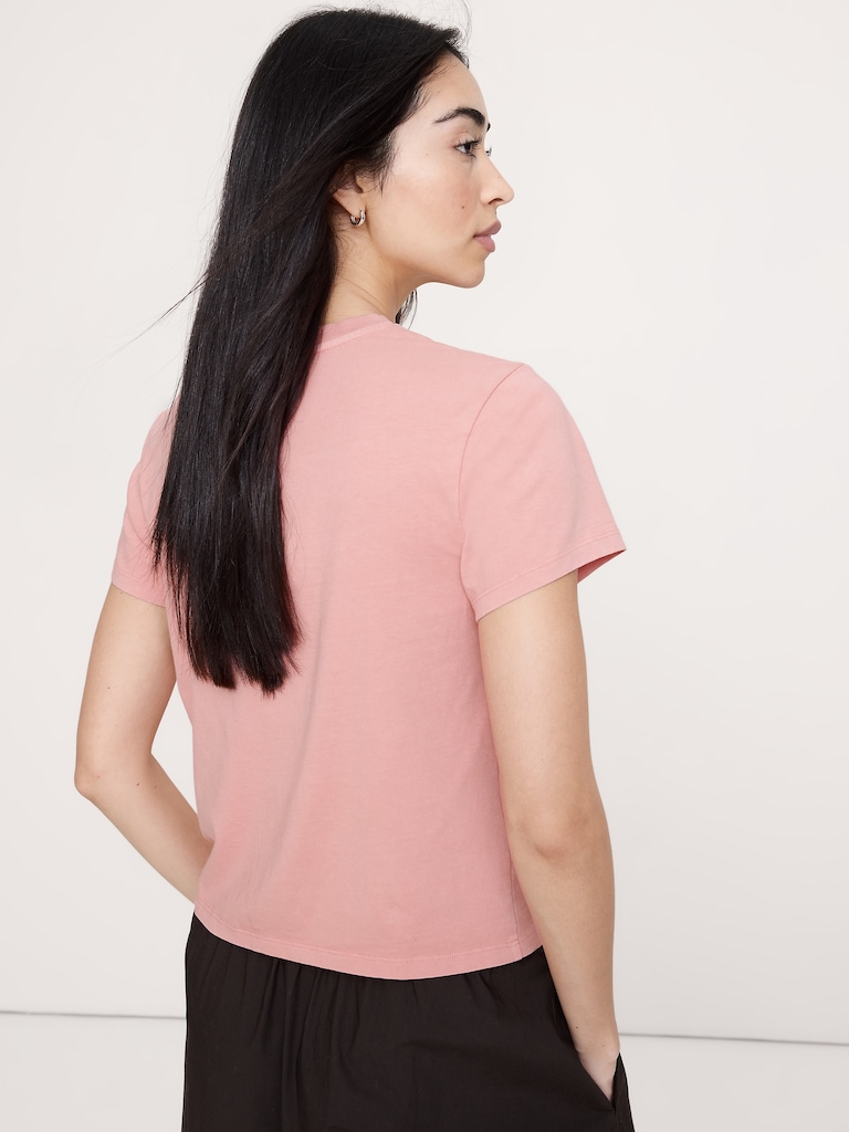 Vintage Cotton Crew-Neck T-Shirt